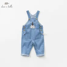 DBA9530 dave bella детский весенний комбинезон модные мягкие комбинезоны для мальчиков Детский Модный комбинезон