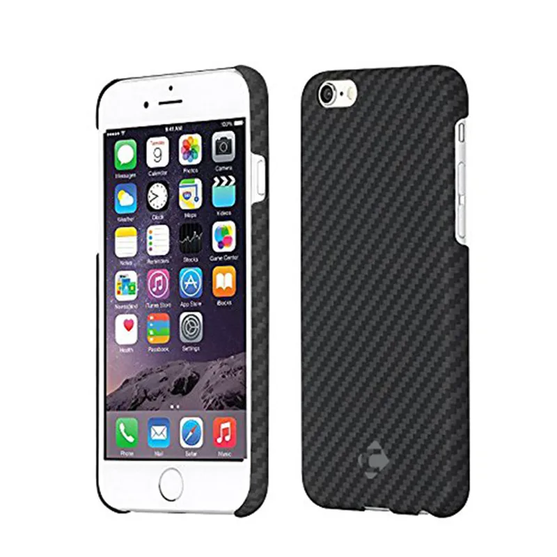 Phone cases Carbon fiber matte Armor coating Matte &Polishing Phone Shell For iPhone 6Plus Back Cover Accessories Capa protector