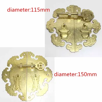 

COTOM Vintage brass furniture handles cabinet pulls lock handle decorative handles for furniture cupboard knobs