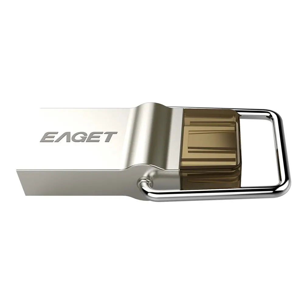 EAGET CU10 Type C USB 3 0 OTG Флешка 16 ГБ 32 64 флеш накопитель двойного назначения u диск легко
