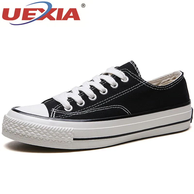 

UEXIA Summer Unisex Casual Men Canvas Shoes Breathable Flats Men Casual Shoes Slip On Brand Men Fashion Jeans Canvas Lazy Shoes