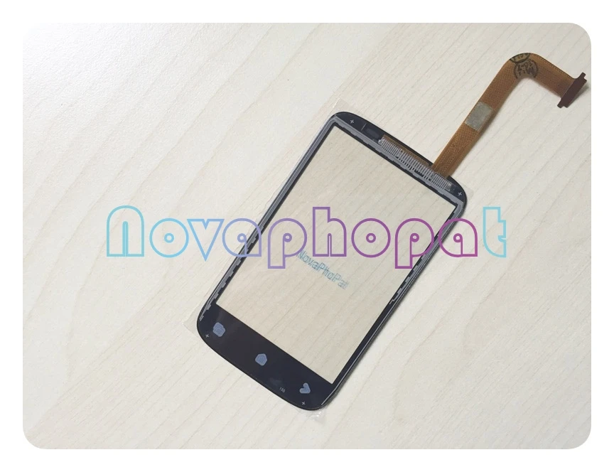 

Novaphopat Black touchscreen For HTC Desire C A320e Digitizer Touch Screen Replacement + tracking