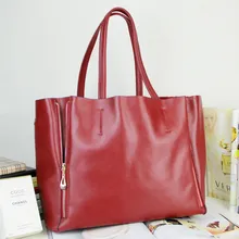 New 100% genuine leather women Handbag fashion shopping big bags 2016 high quality Cowhide Casual Lady shoulder bag