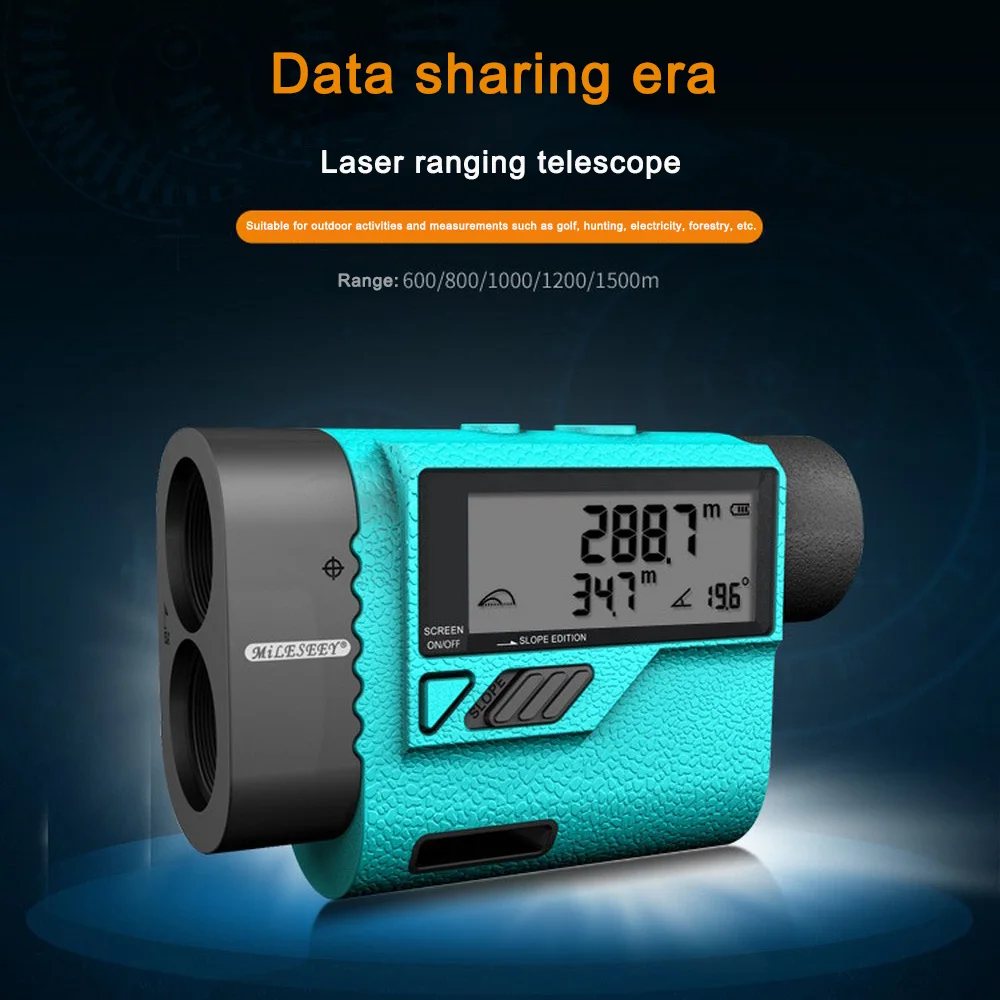 600-1500M Telescope Laser Rangefinder for Golf Hunting Laser Distance Meter Monocular Laser Range Finder Mileseey PF3S 600-1500M Telescope Laser Rangefinder for Golf Hunting Laser Distance Meter Monocular Laser Range Finder Mileseey PF3S