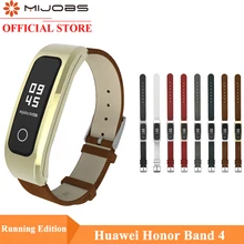 Браслет Mijobs из искусственной кожи для huawei Honor Band 4 Runnning Version, умный браслет, браслет для Honor Band 4, ремешок для бега