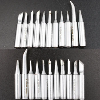 

10pcs Tips Set Soldering Iron Tips Solder Tip Lead-free Screwdriver Iron Tip 900M-T-I/ B/K/ 1.6D/ H/ 3.2D/ 2C/ 3C/ 4C/SK
