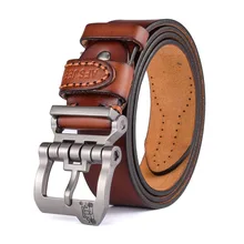 Cinto masculino 2016 designer hohe qualität luxusmarke aus echtem leder dornschließe gürtel für männer business casual männer gürtel