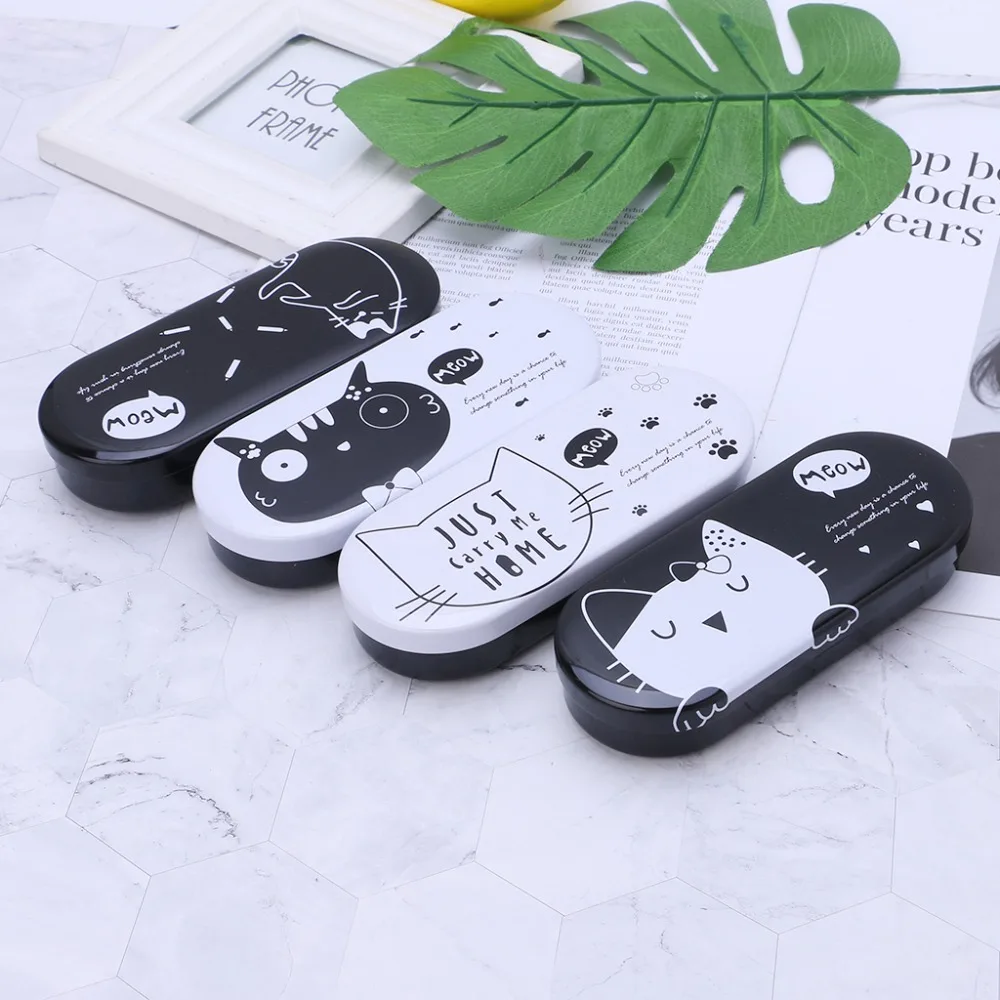 

Glasses Box Cute Cat Cartoon Eyewear Protector Eyeglasses Sunglasses Case Portable Hard Storage Spectacle Cases Lovely Cover