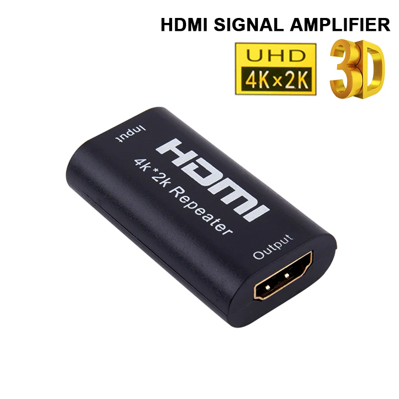 

Signal amplifier hdmi signal amplifier hdmi 4*2K repeater transmission up to 30 meters for HD TV set-top box DVD projector