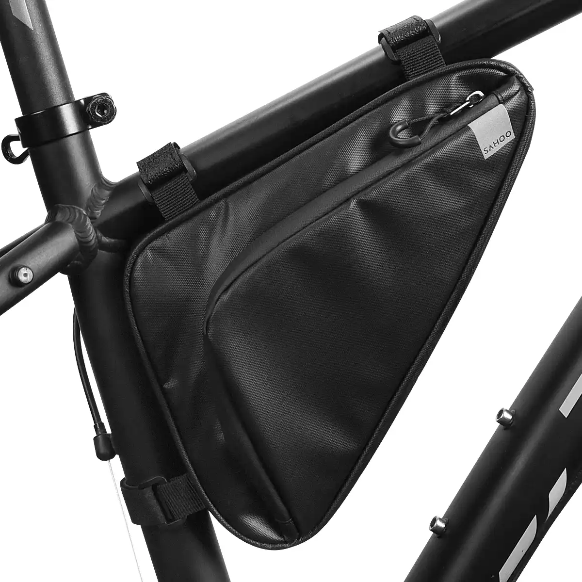 Bicycle Bag Splash-proof Reflective Bike Front Tube Frame Triangle Storage Pouch