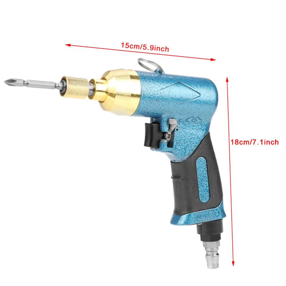 KP-805P промышленный ручной пневматический шуруповерт, наконечники отвертки 5H 8000 об/мин, крепление и демонтаж винтов