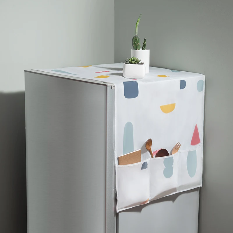L271-KAYIYO Waterproof Refrigerator Covers Anti-dust Microwave Cover With Storage Bag For Kitchen Accessories Supplies Products (4)