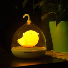 Звуковая сенсорная детская Ночная настольная лампа для детской комнаты современные перезаряжаемые светодиодный Настольный светильник USB декоративные лампы для детей Abajur TLL-405