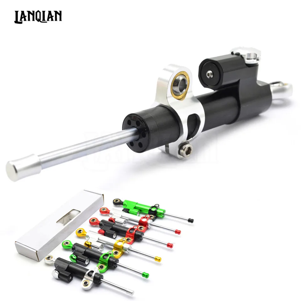 

Universal Motorcycle Damper Steering Stabilizer Moto Linear Safety Control For YAMAHA FZ 6R Morphous Zuma 50FX Zuma Vino 50 125