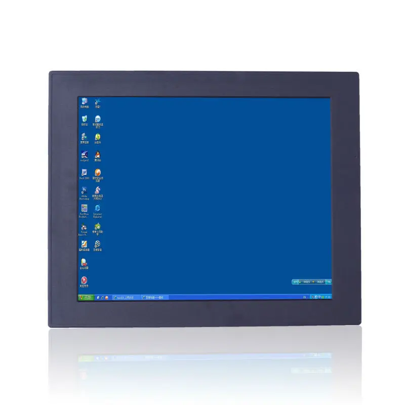 

19 Inch Slim AJT Embedded LCD Monitor Industrial Rugged Flat Highlight Displays with Risistive Touch Panel IP54 IP65 Sunlight