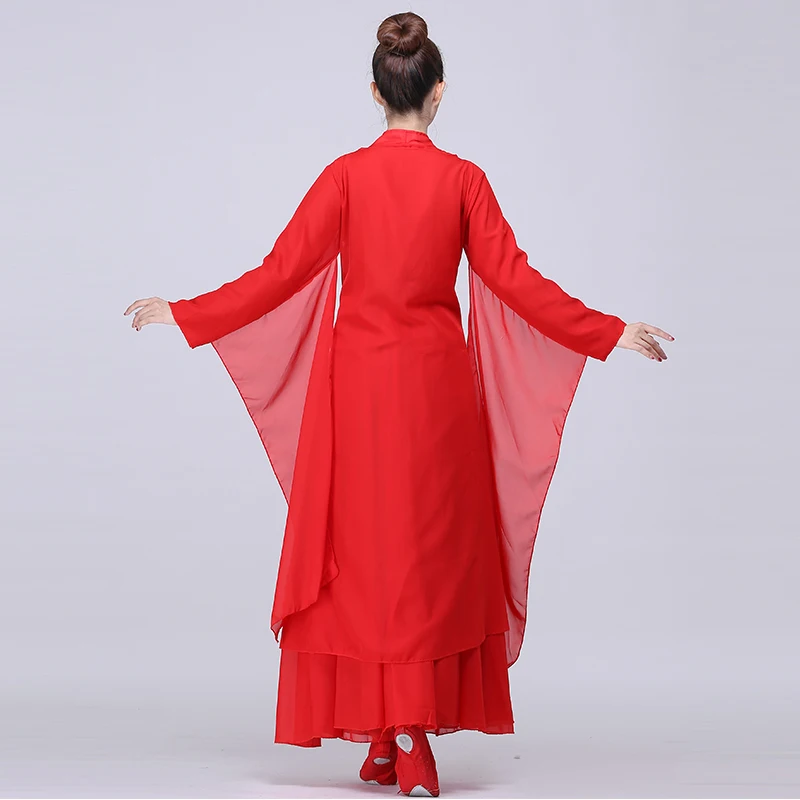 Традиционная одежда Zither для выступлений древний длинный халат Косплей Hanfu одежда в китайском стиле женский танцевальный костюм сказочное платье