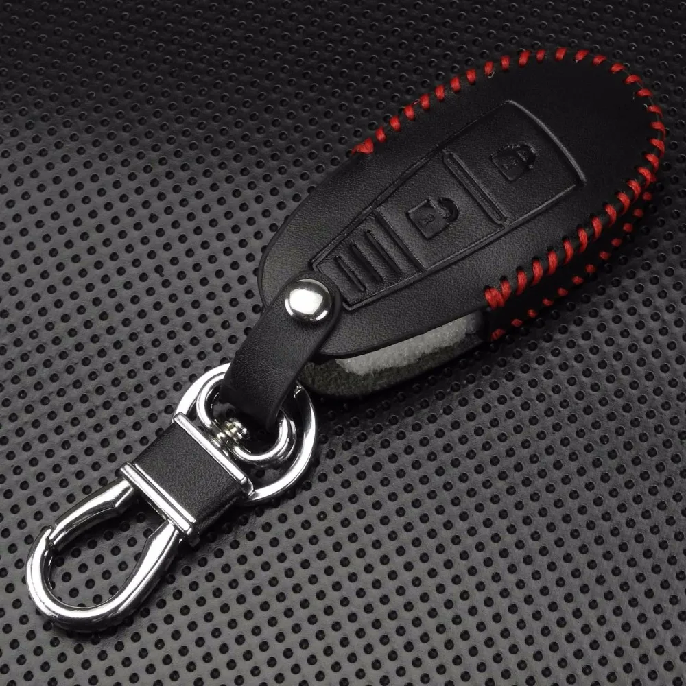 Jingyuqin 2 кнопки модный кожаный чехол для автомобильного ключа Suzuki Vitara Swift Ignis Kizashi SX4