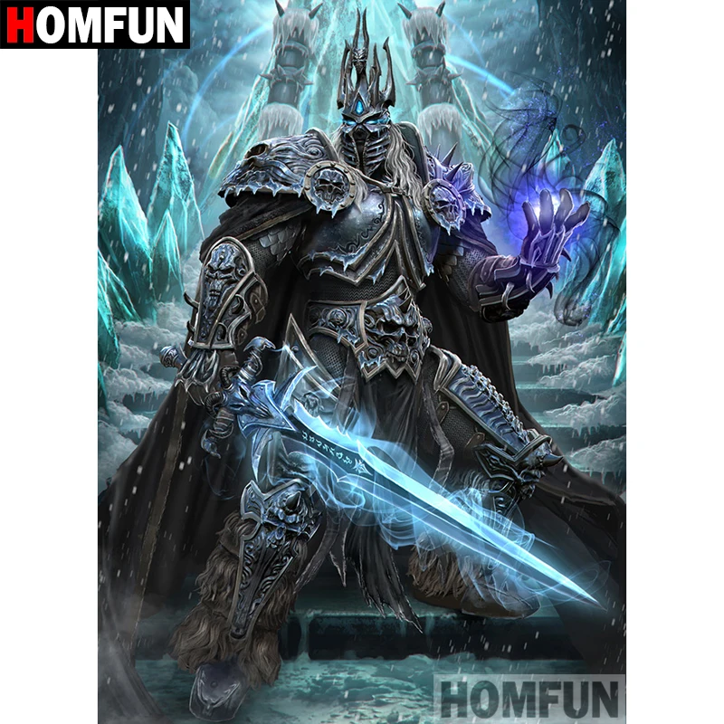 

HOMFUN 5D DIY Diamond Painting Full Square/Round Drill "Cartoon warrior" Embroidery Cross Stitch gift Home Decor Gift A09132