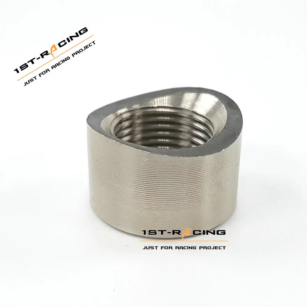 

O2 Oxygen Sensor Pre-Curved Notched Weld Bung Nut M18 X 1.5 mm Stainless Steel
