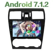 2 ГБ Оперативная память 9 ”Android 7.1.2 4 ядра 4 г Wi-Fi SWC dab + RDS Автомобильный Мультимедийный Плеер Радио стерео для Subaru forester WRX XV 2013-2017