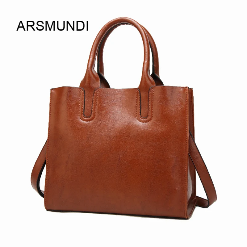Large Leather Tote Bag With Zip