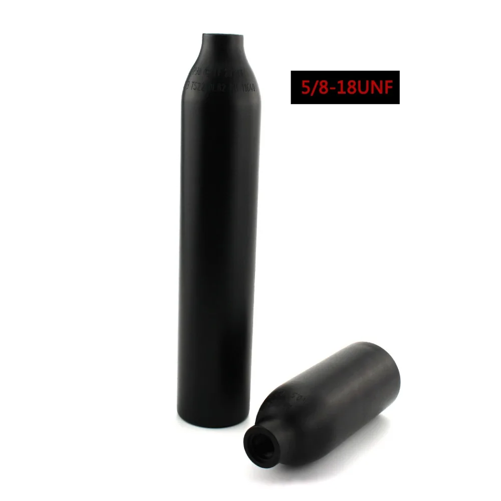 PCP Пейнтбол Airforce акваланг HPA Цилиндр Бак 5/8-18UNF резьба 0.45L 450cc Air Bottle 0.2L 300bar 4500psi 6061 алюминиевый сплав