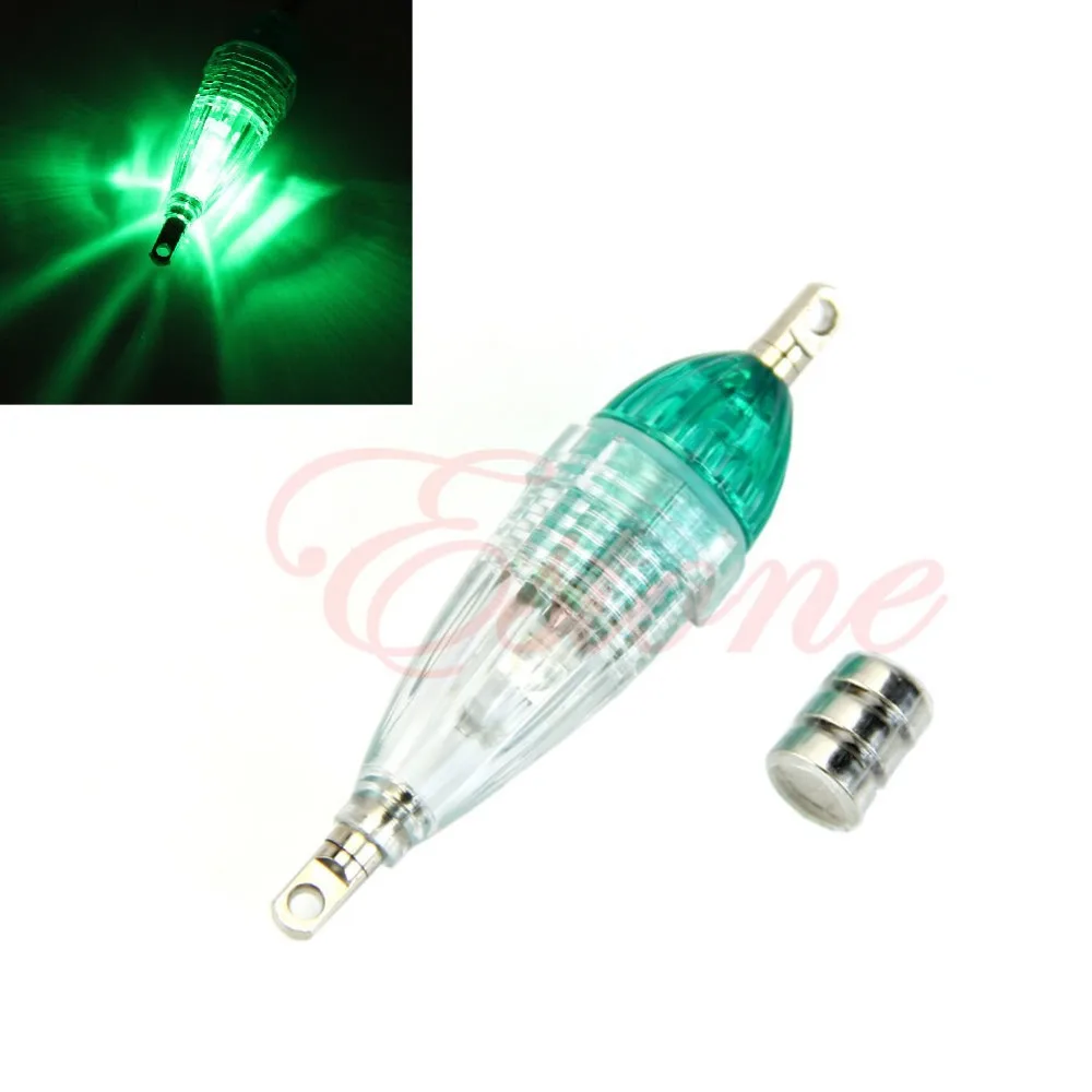 

Mini LED Deep Drop Underwater Fishing Squid Fish Lure Light Green Flashing Lamp