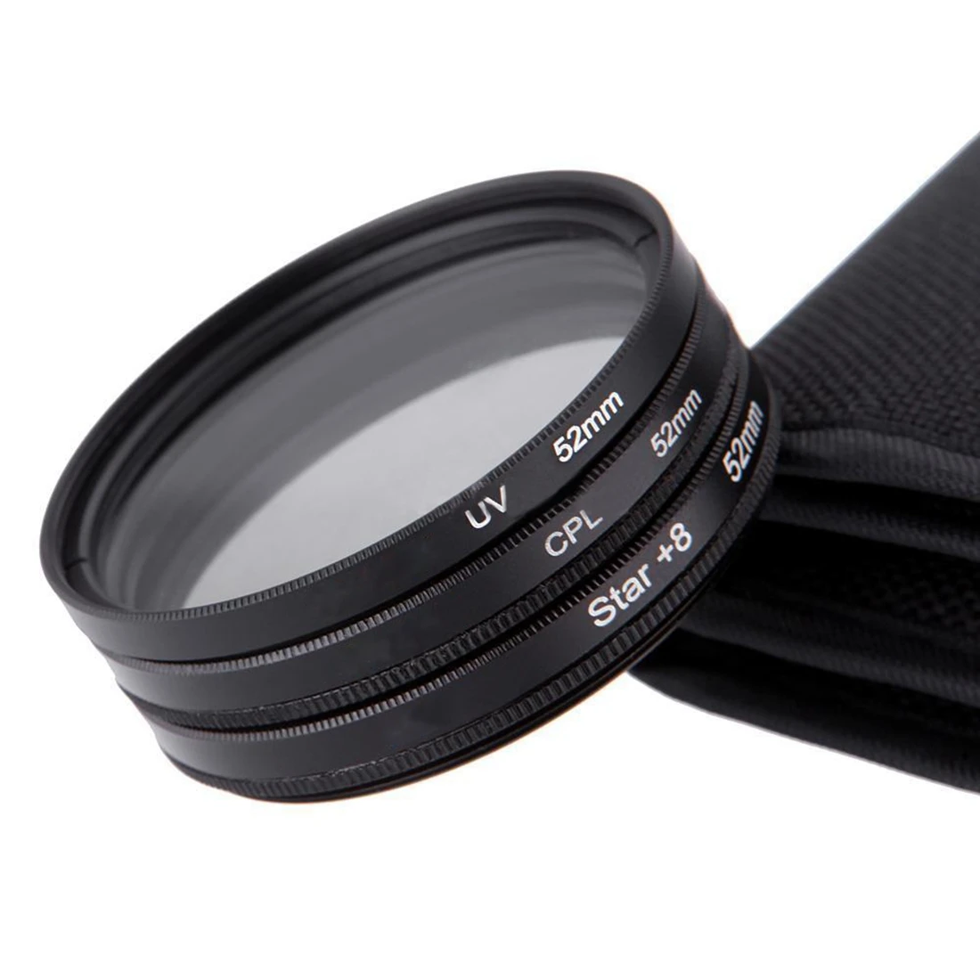 

52mm Filter Set UV+ CPL + Star 8-Point Filter Kit For Canon Nikon Sony