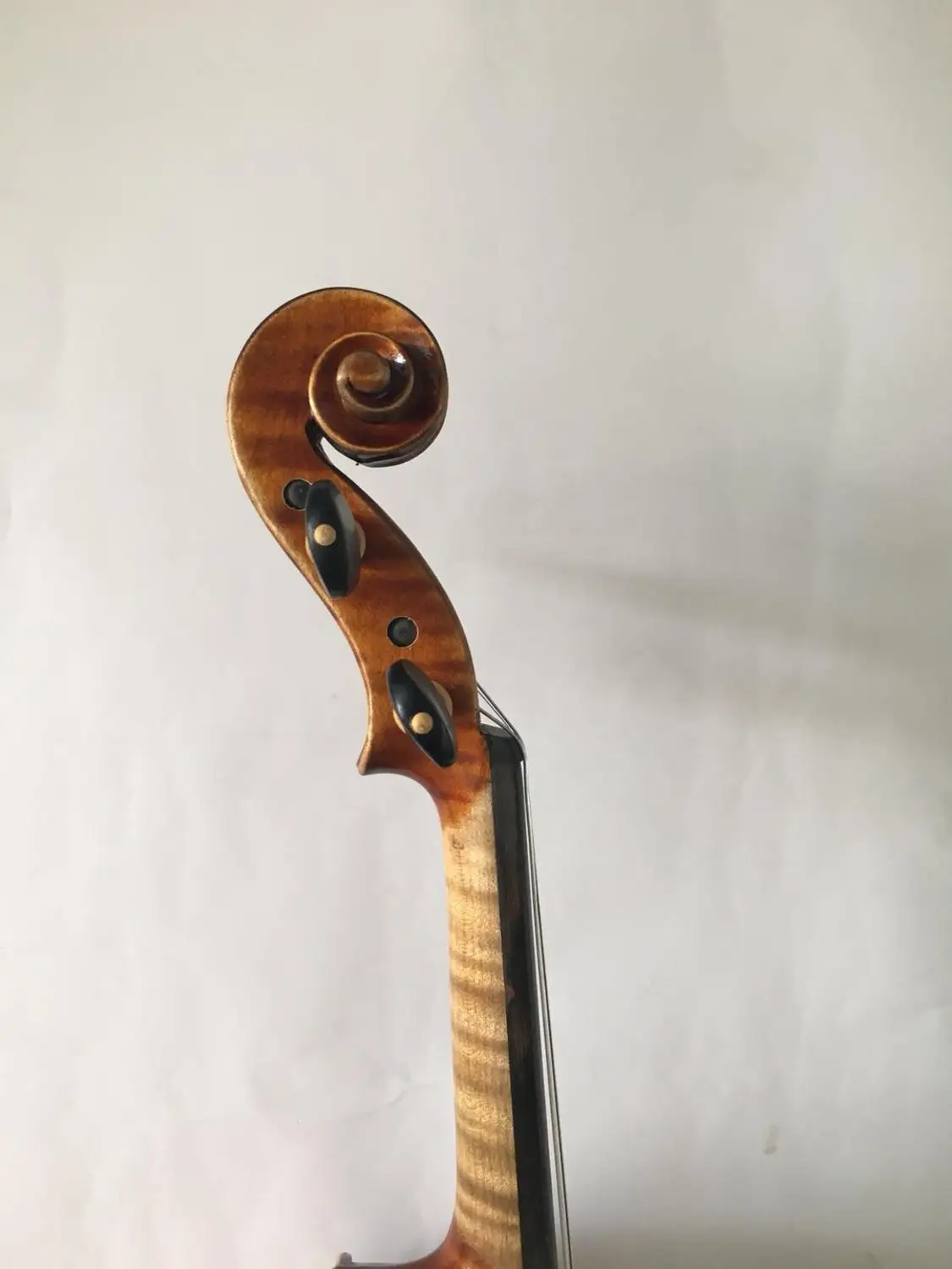 4/4 size violin Stradi Model 1715 one piece back flamed maple no.6
