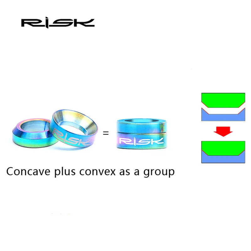 RISK 2 комплекта m6x5.2мм титановый сплав тормозное уплотнительное кольцо суппорта тормоза фиксированные болты велосипедные гидравлические винты прокладка для группы Shimano XT M8000