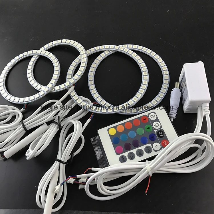 HochiTech с несколькими цветами RGB Цвет светодиодный Ангельские глазки гало кольца