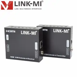 LINK-MI EX46 HDMI + USB KVM Extender 60 м передачи расстояние до 100 м по одной Cat5e/6 кабель под-режим USB/60 м режим USB