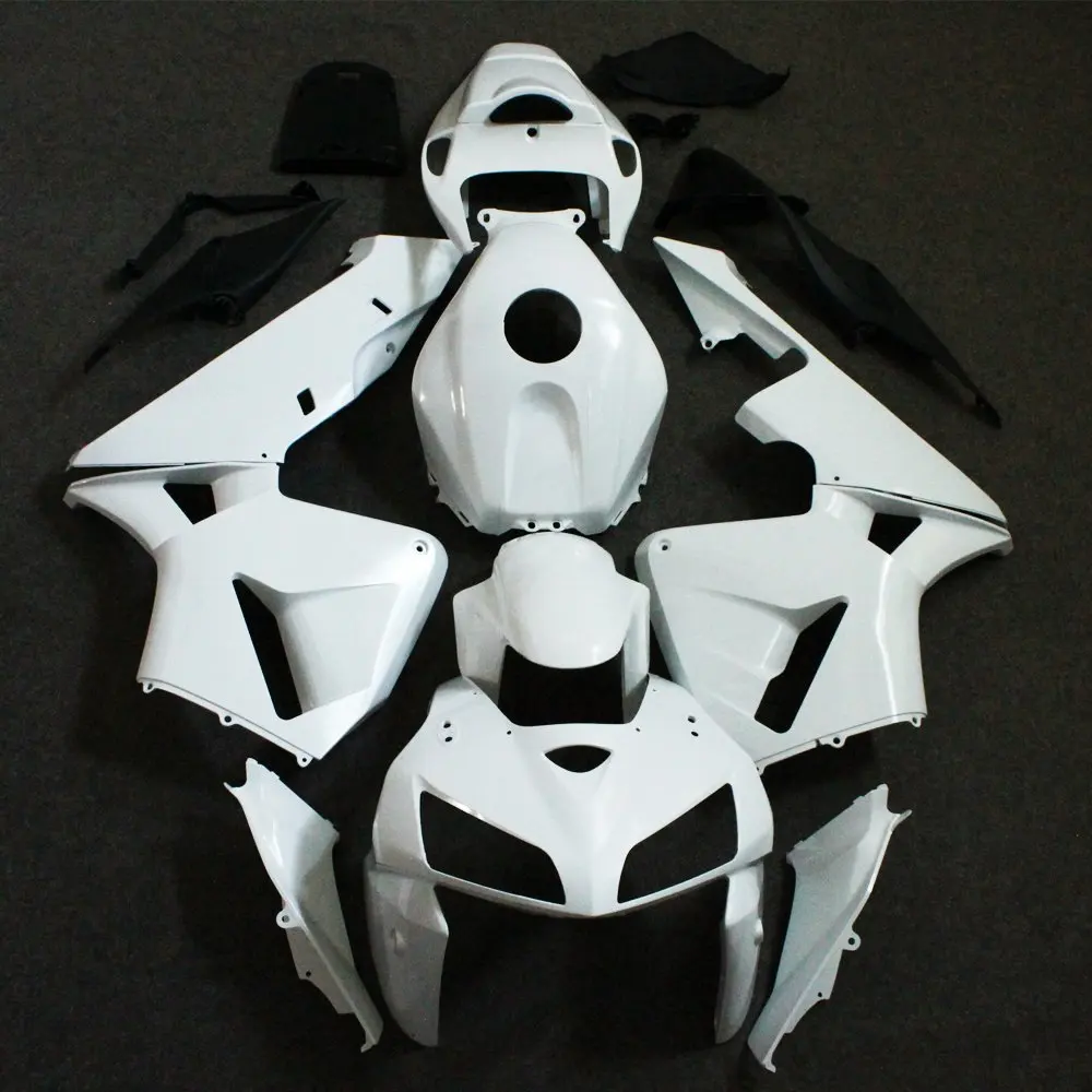 

CBR 600 RR 05 06 Injection Mold Fairing kit For Honda CBR600RR F5 2005 2006 CBR 600RR CBR600 RR White Unpainted Fairing bodywork