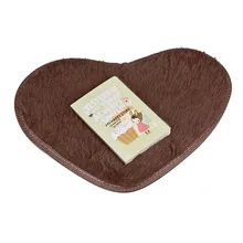 

Decoration 40*28cm rug Non-slip Bath Mats Kitchen Bathroom Home Decor bathroom carpet 1PC Coral Fleece Solid toilet bath mats
