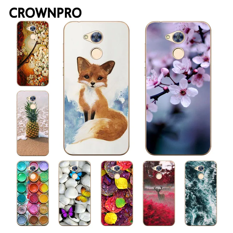 

CROWNPRO Soft Silicone TPU Huawei Honor 6A Case Cover Patterned Painted Phone Back Protective Case FOR Huawei Honor 6A