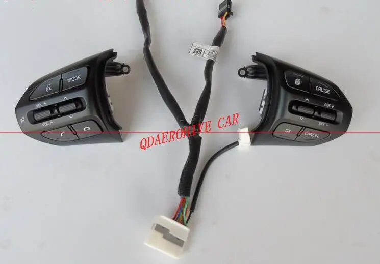 QDAEROHIVE кнопки круиз контроля для KIA K2 RIO 2017 2018 Bluetooth Телефон