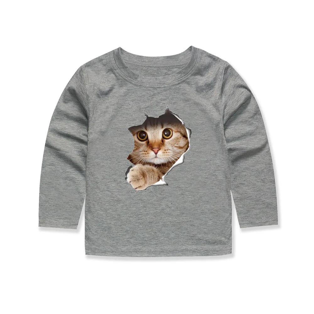 Boys Roblox T Shirt Girls 3d Cat T Shirts Full Sleeve Children Wears - boys roblox t shirt girls 3d cat t shirts full sleeve children wears baby tees girls tops kids tees children clothes in t shirts from mother kids on