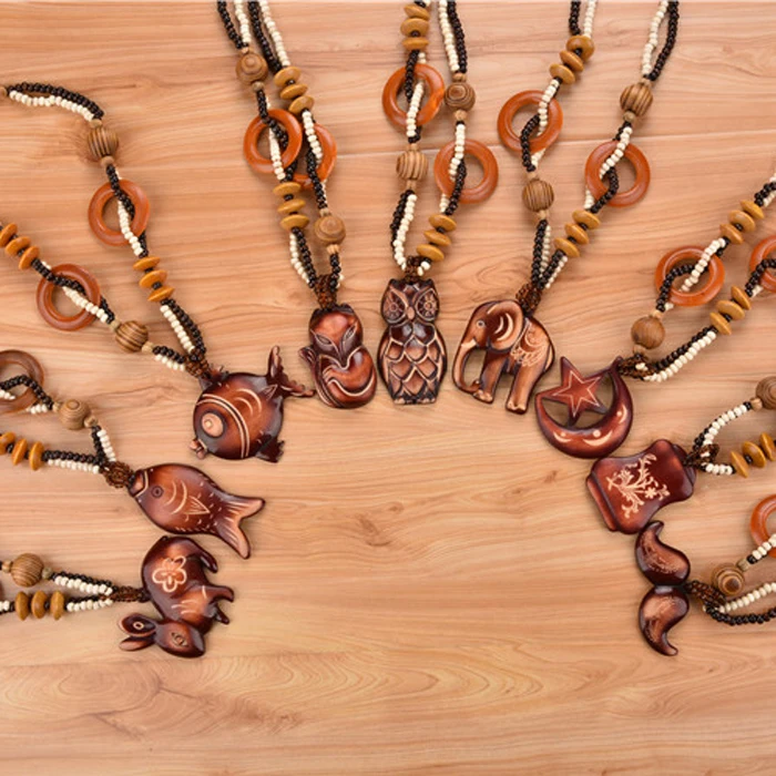 Женское винтажное длинное ожерелье ручной работы с бусинами|handmade beaded necklace|pendants for