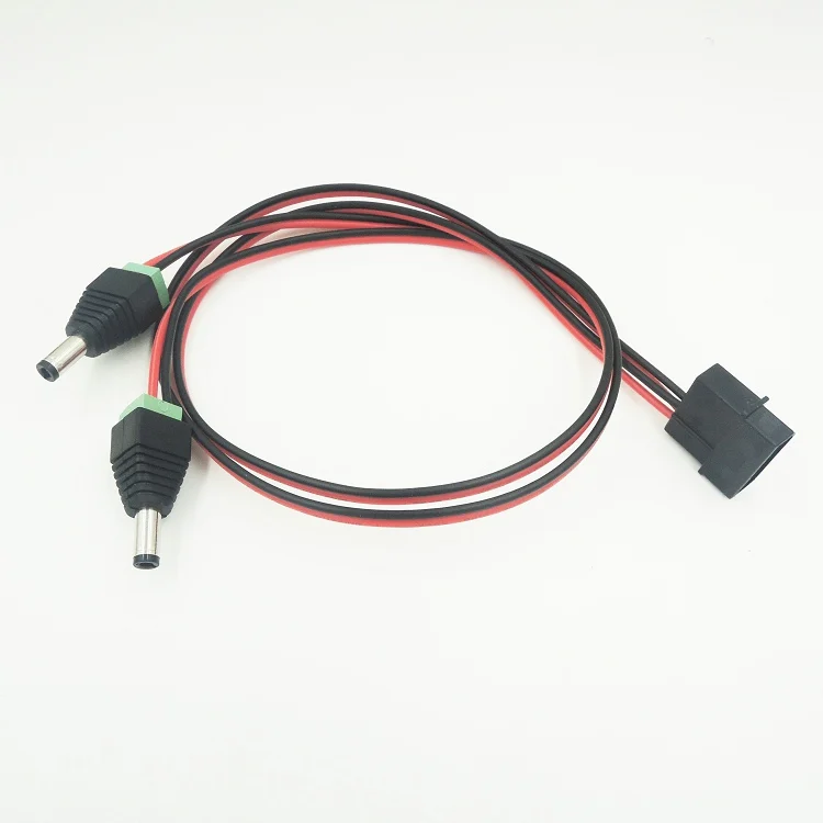 10 шт./лот Бесплатная доставка ПК DIY 4 контактный IDE Molex до 12V DC разъем питания 2*5 5x2 5