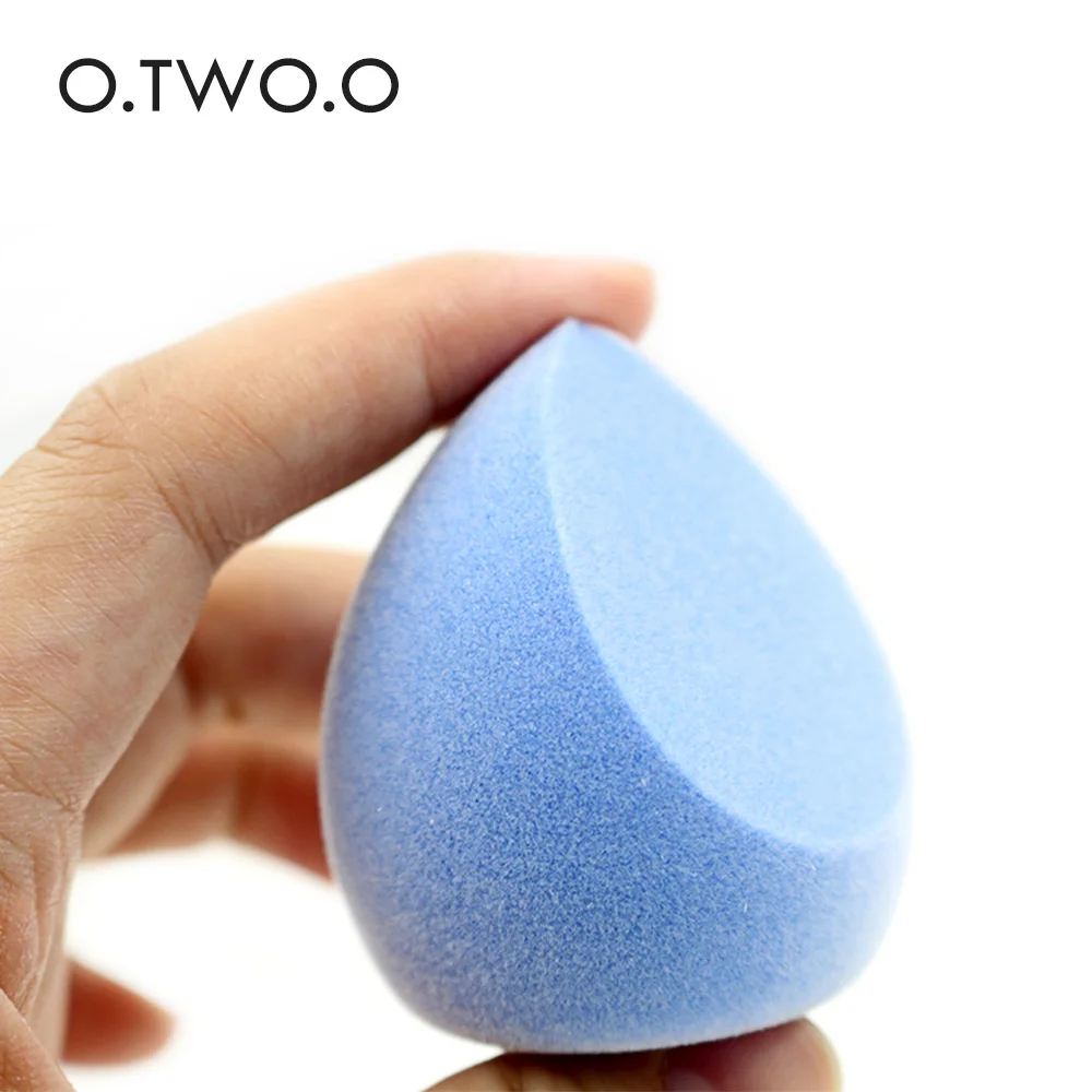O. TWO. O новая микрофибра пушистая поверхность Косметическая пуховка синего цвета