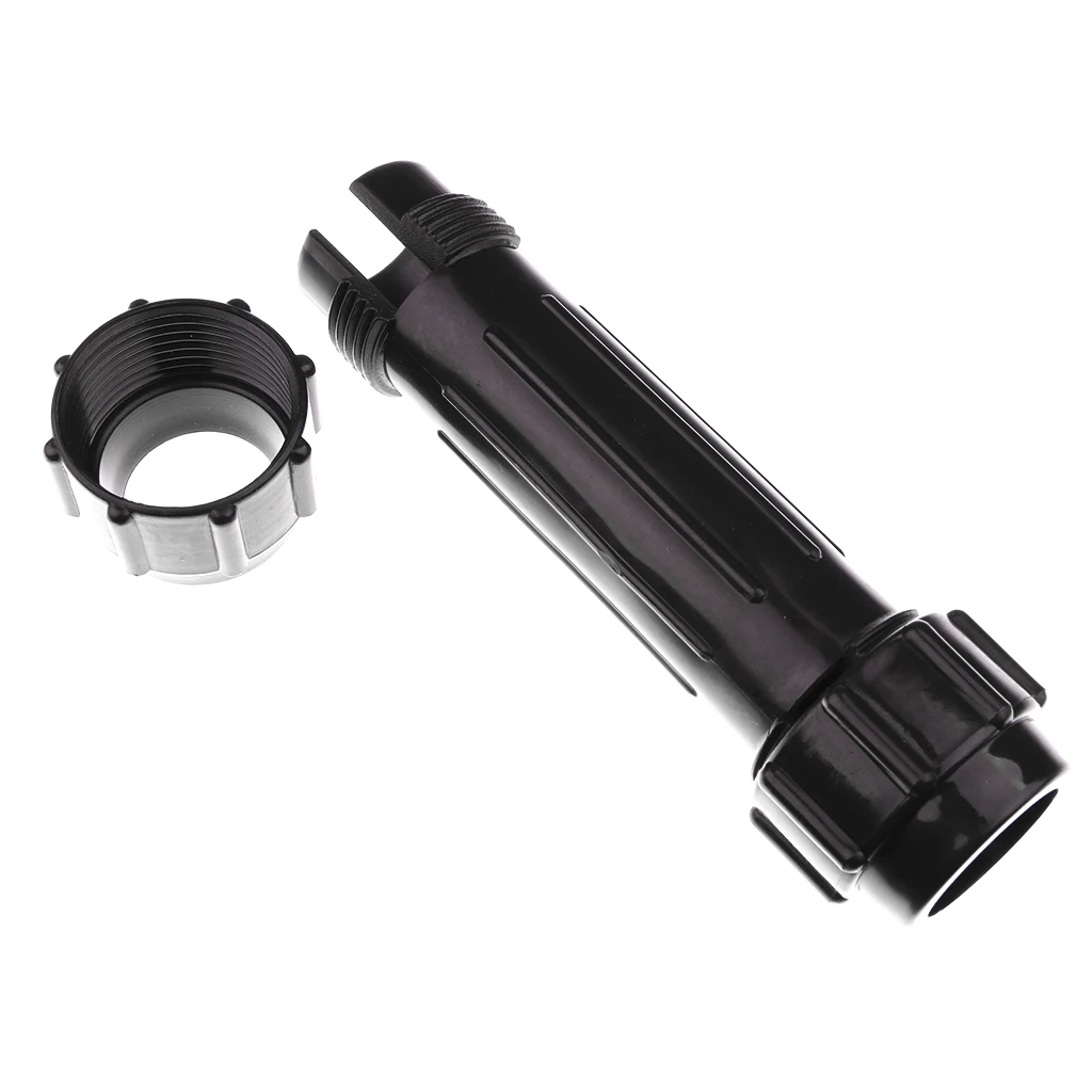 2pcs PVC Connectors Screw Joint Part Replacement 14cm for Inflatable Boat Fishing Boat Kayak Canoe Paddles Screwed Joints 