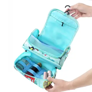 

SAFEBET Travel Organizer Portable Large Waterproof Toiletry Bag Women Flamingo Cosmetic Bag Fashion Hanging Beauty Makeup Bag
