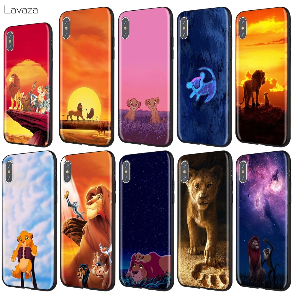 

Lavaza Cartoon Lion King Case for iPhone 11 Pro XS Max XR X 8 7 6 6S Plus 5 5s se