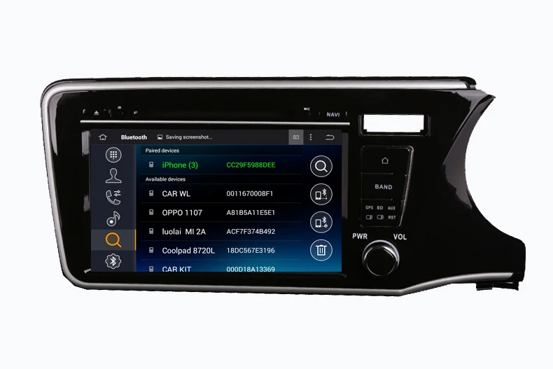 Flash Deal 9" two din car radio gps player for honda city RHD 2014-2017 with android 9.0 system octa core 4G RAM 32G ROM wifi audio 9