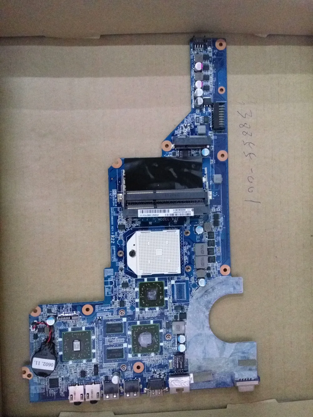 

638855-001 lap G4 connect with motherboard board
