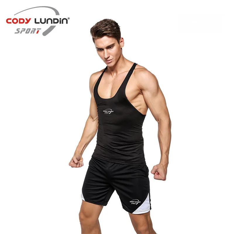 

Cody Lundin Codylundin Running Vests Cotton Tight Breathable Quick-Dry Cool Top Men Sportswear Fitness Gym Workout