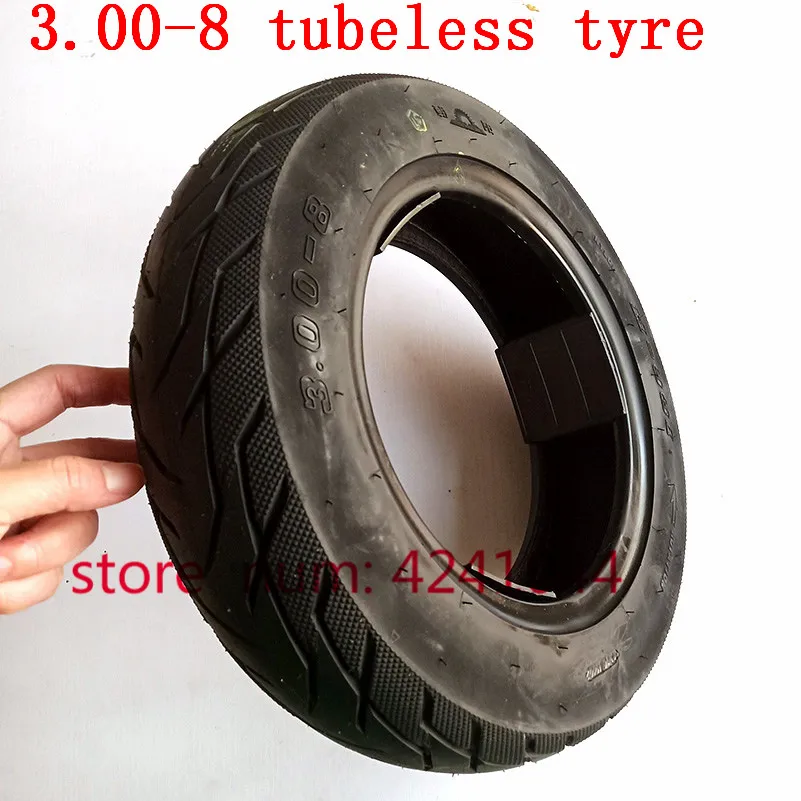 

3.00-8 Scooter Tubeless Tire 300-8 Vacuum tyre for Gas and Electric Scooters Warehouse Vehicles Mini Motorcycle Moped 8" Rim