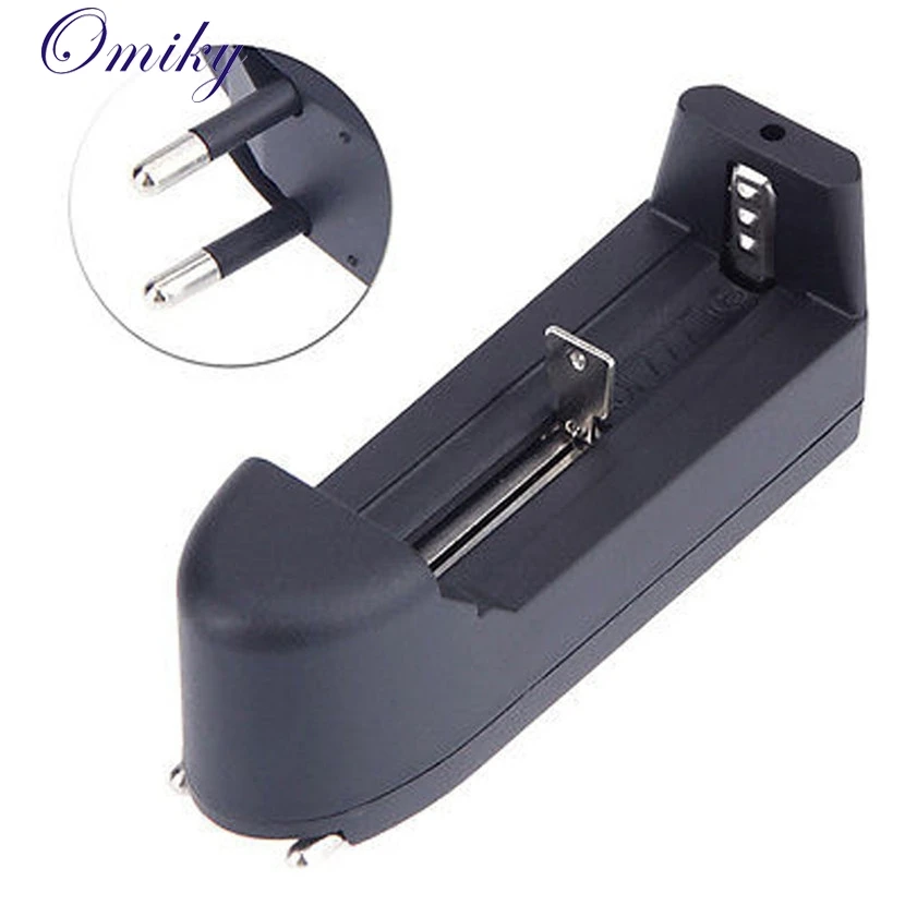 

Omiky E5 Battery Charger For EU Universal Charger For 3.7V 18650 16340 14500 Li-ion Rechargeable Battery Hot free shipping