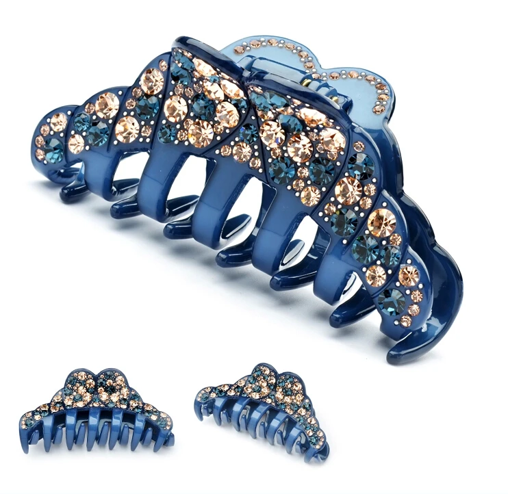 High Quality Expensive rhinestone headband acrylic clip for wedding fashion font b jewelry b font party