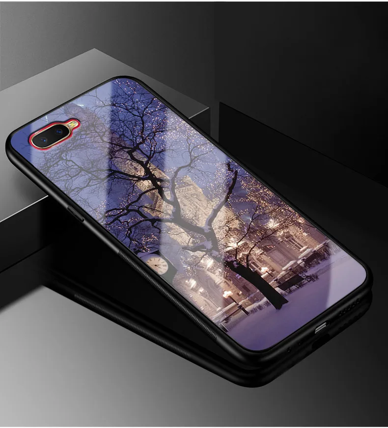 Для Coque Oppo RX17 Neo чехол из закаленного стекла твердая задняя крышка для OPPO RX17 Neo CPH1893 RX17Neo RX 17 Neo чехол силиконовый бампер